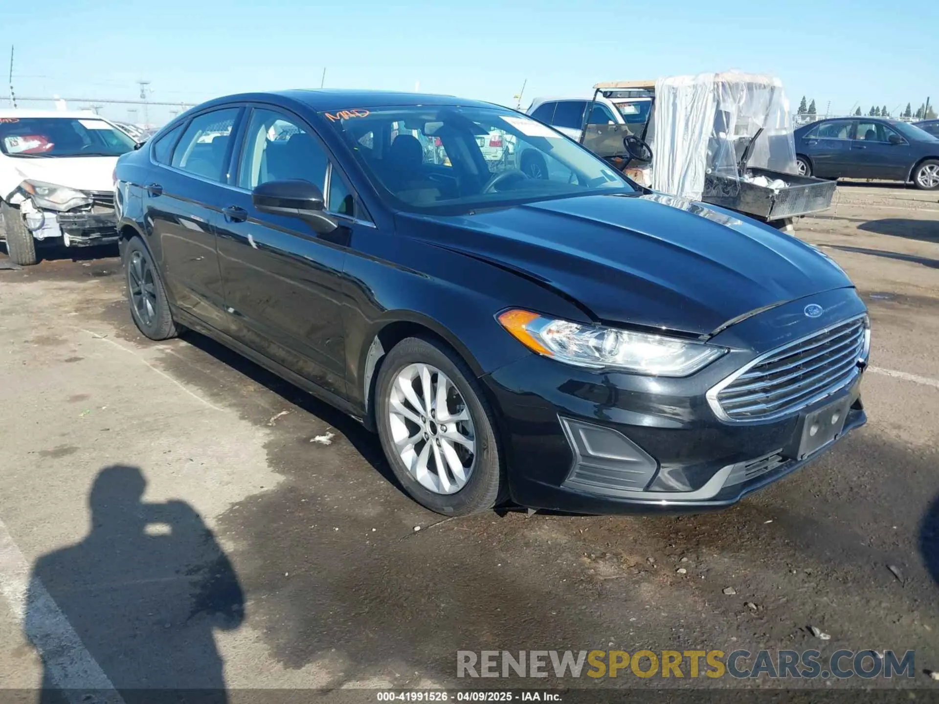 1 Photograph of a damaged car 3FA6P0HD8LR119972 FORD FUSION 2020