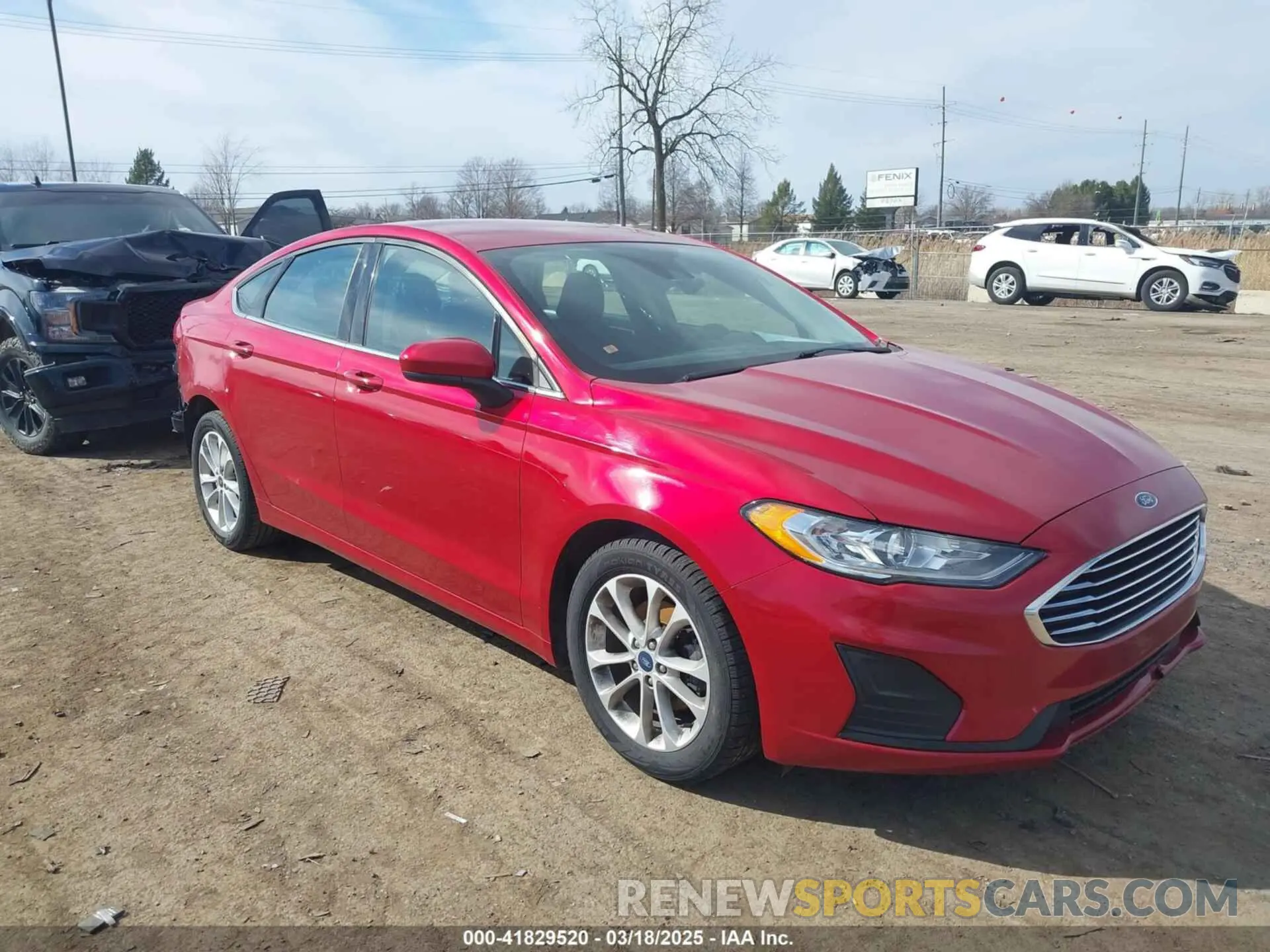 1 Photograph of a damaged car 3FA6P0HD9LR108222 FORD FUSION 2020