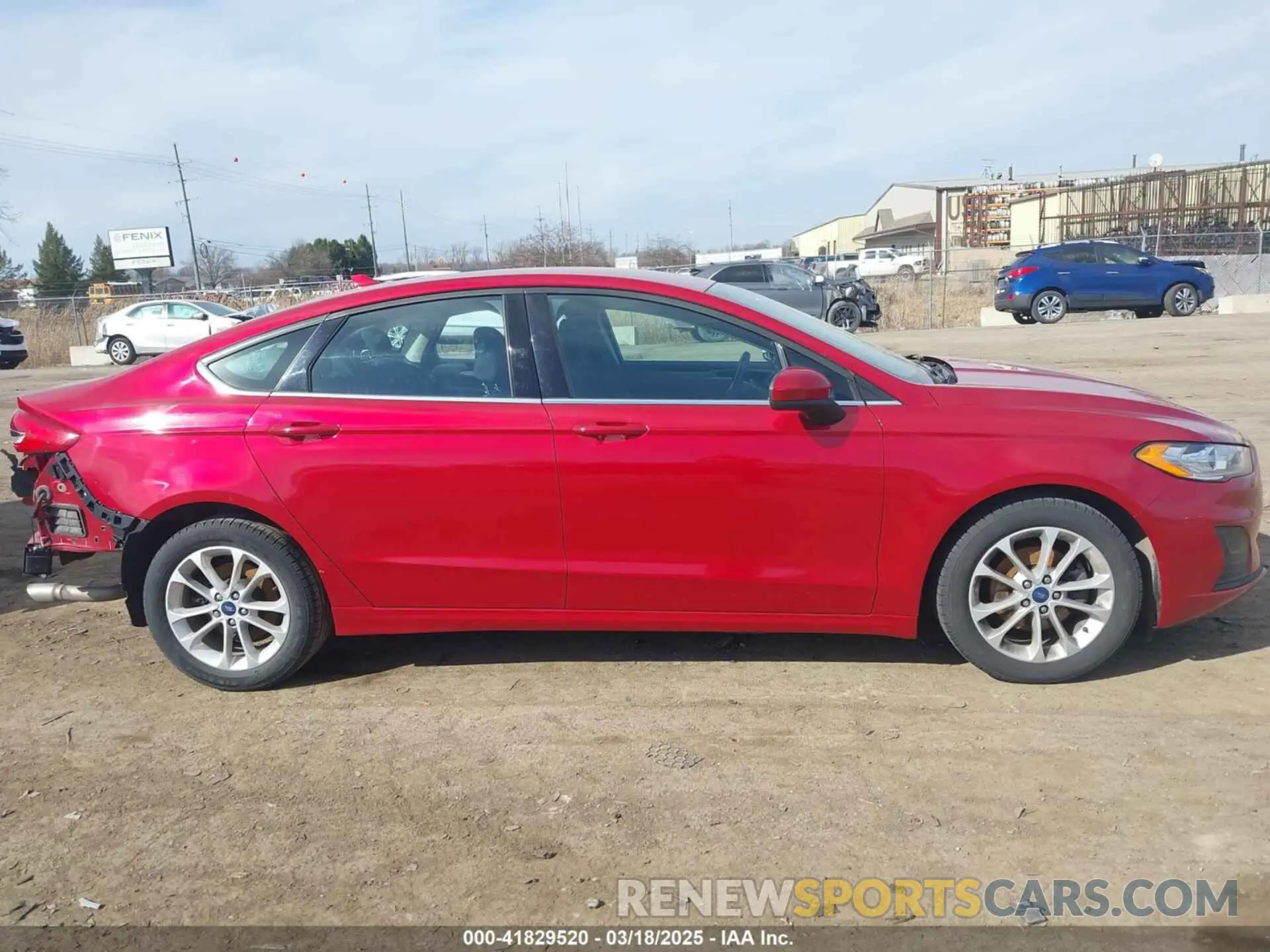 13 Photograph of a damaged car 3FA6P0HD9LR108222 FORD FUSION 2020