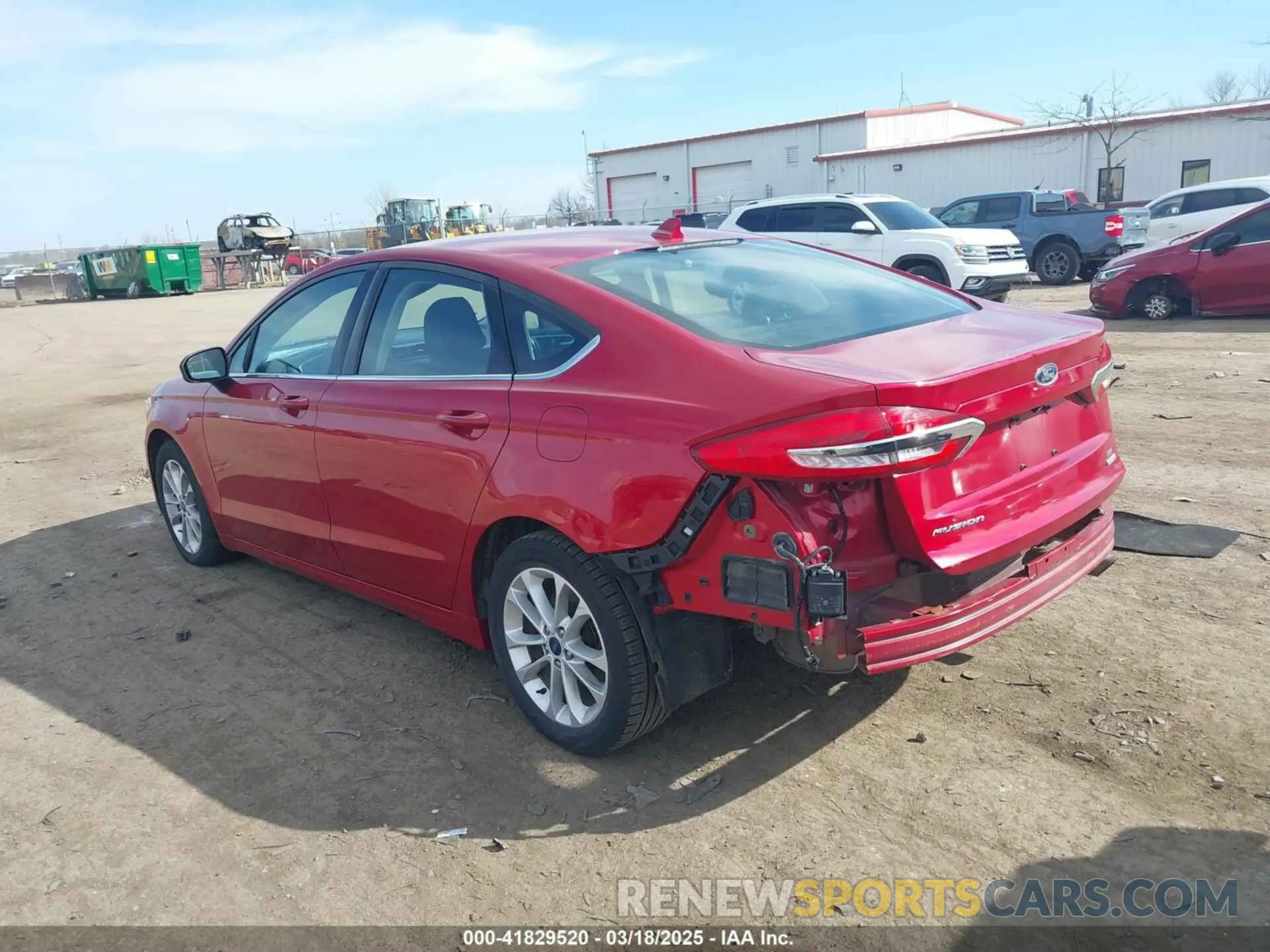 3 Photograph of a damaged car 3FA6P0HD9LR108222 FORD FUSION 2020