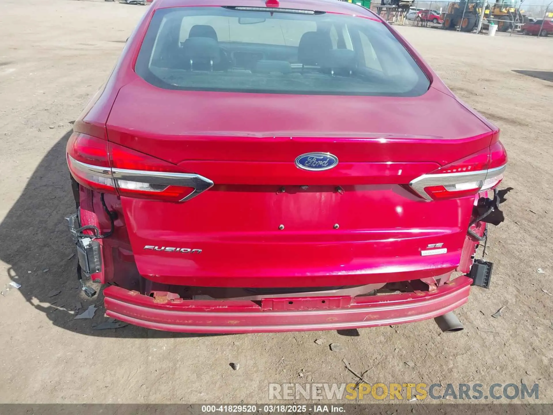 6 Photograph of a damaged car 3FA6P0HD9LR108222 FORD FUSION 2020