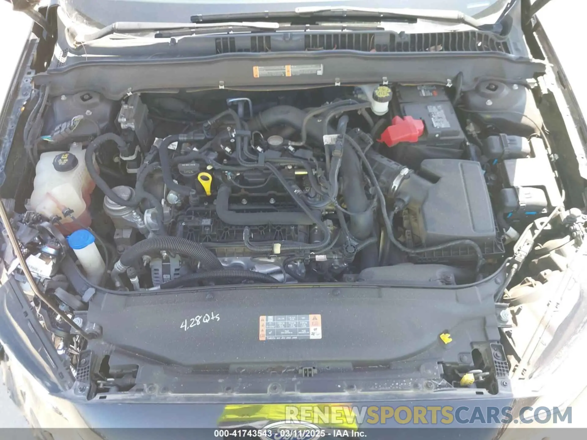 10 Photograph of a damaged car 3FA6P0HD9LR142841 FORD FUSION 2020