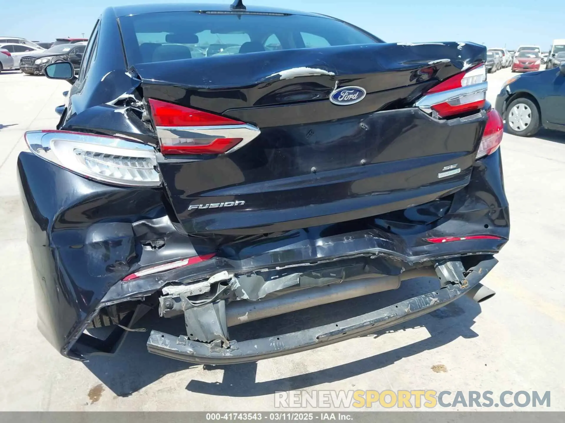 6 Photograph of a damaged car 3FA6P0HD9LR142841 FORD FUSION 2020