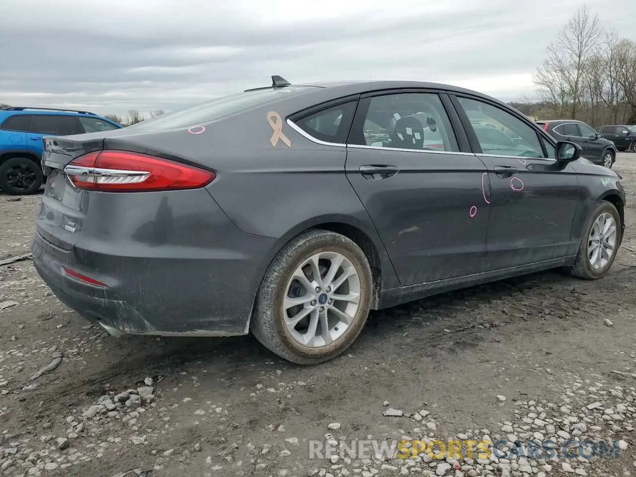3 Фотография поврежденного автомобиля 3FA6P0HD9LR181025 FORD FUSION 2020