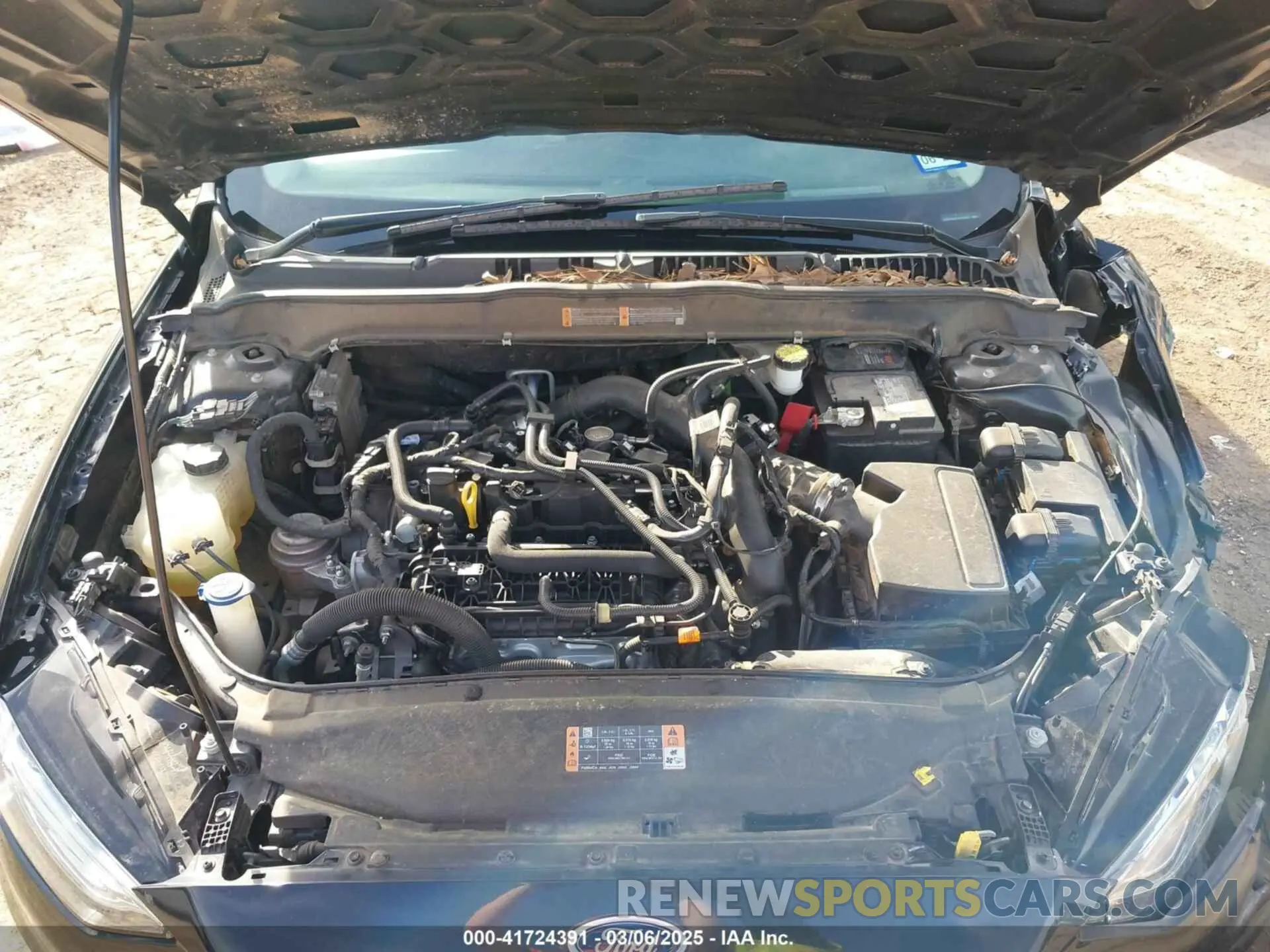 10 Photograph of a damaged car 3FA6P0HD9LR227405 FORD FUSION 2020