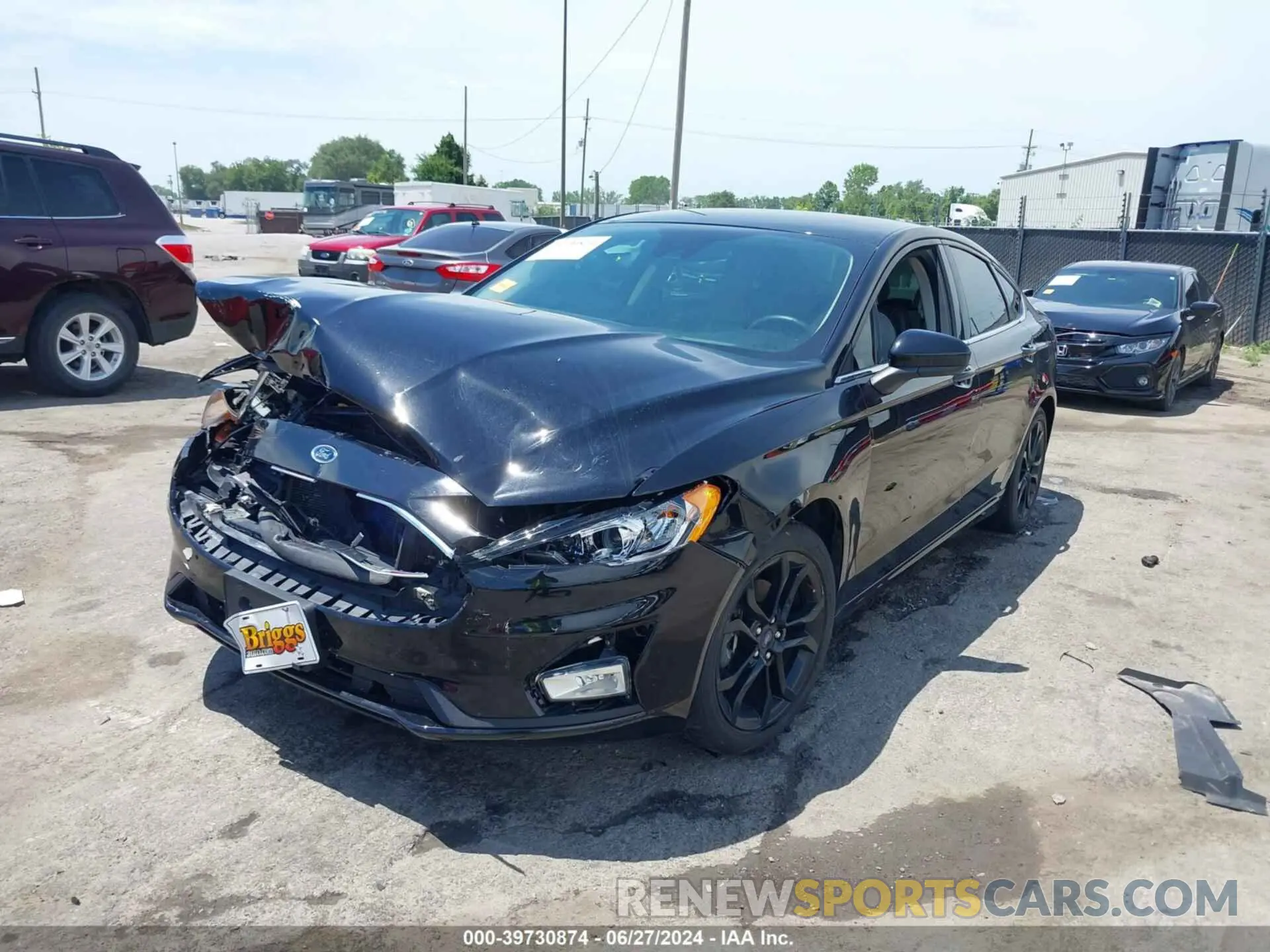 2 Фотография поврежденного автомобиля 3FA6P0HD9LR234483 FORD FUSION 2020