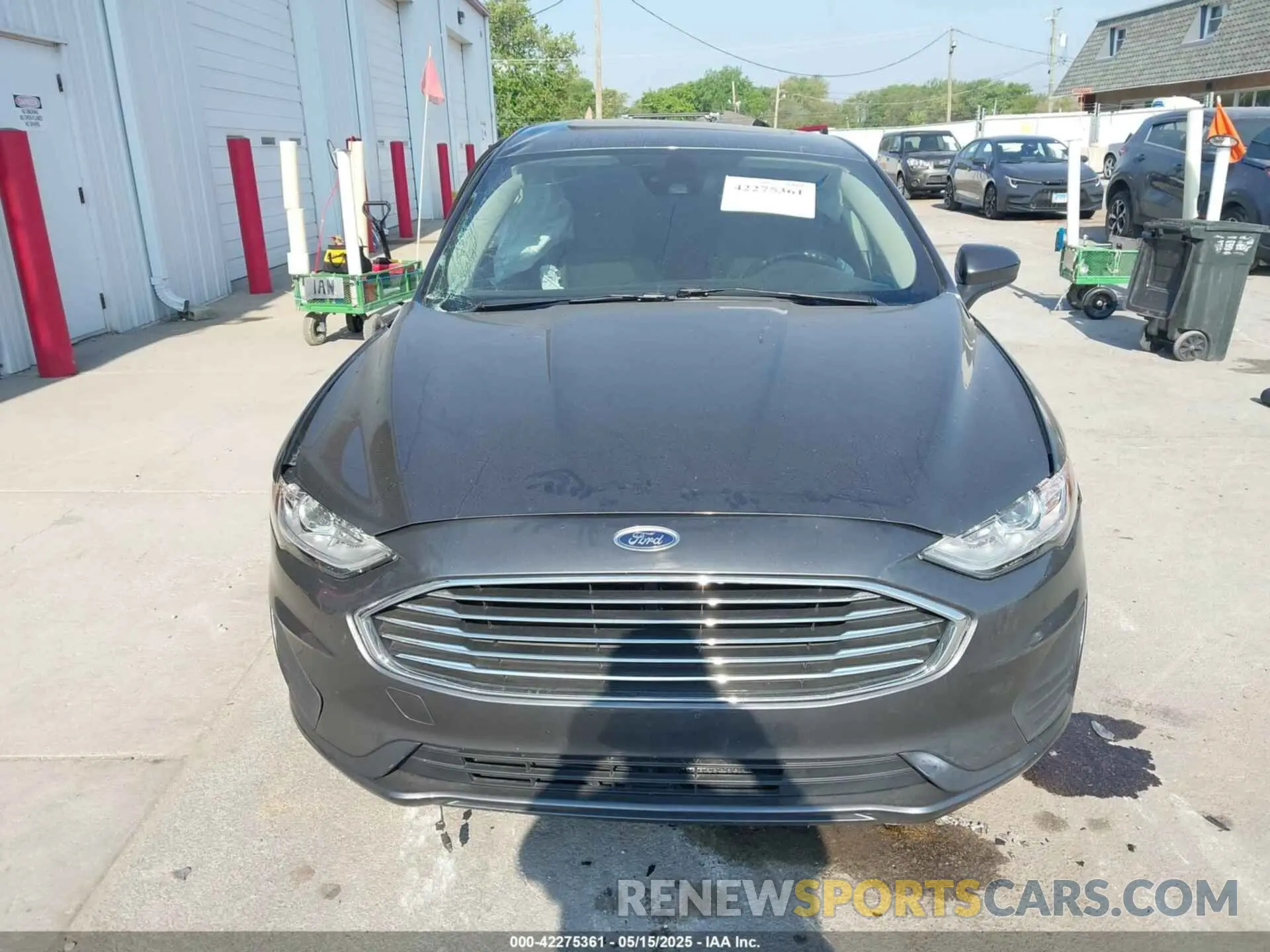 13 Фотография поврежденного автомобиля 3FA6P0HDXLR150138 FORD FUSION 2020