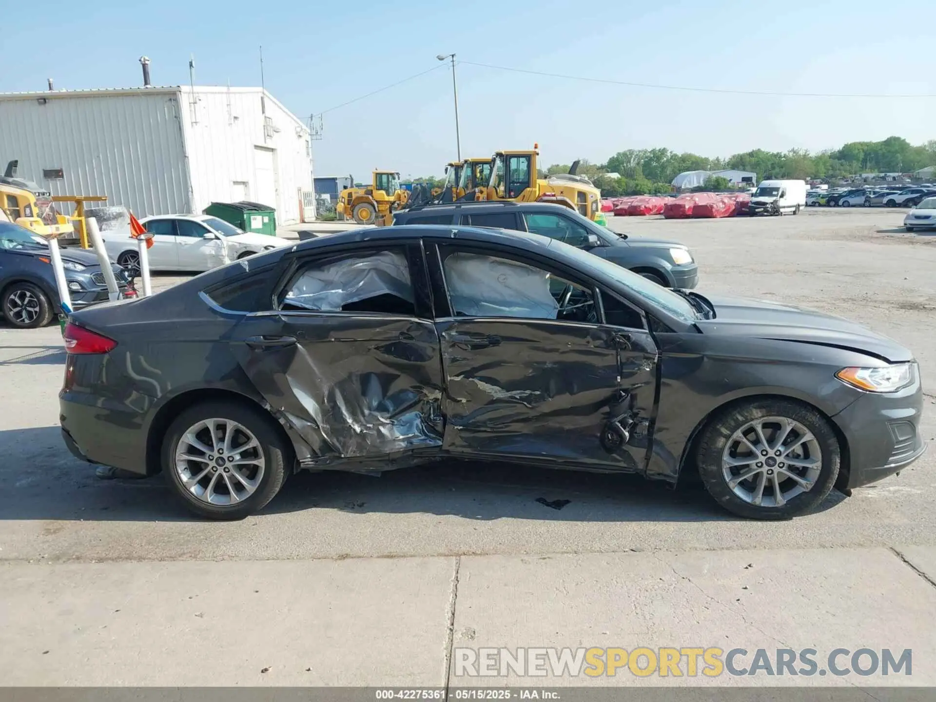 14 Фотография поврежденного автомобиля 3FA6P0HDXLR150138 FORD FUSION 2020