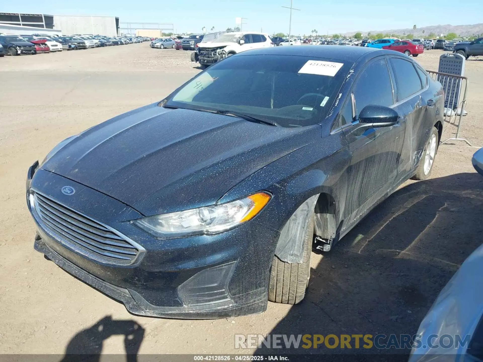 2 Фотография поврежденного автомобиля 3FA6P0HDXLR168137 FORD FUSION 2020