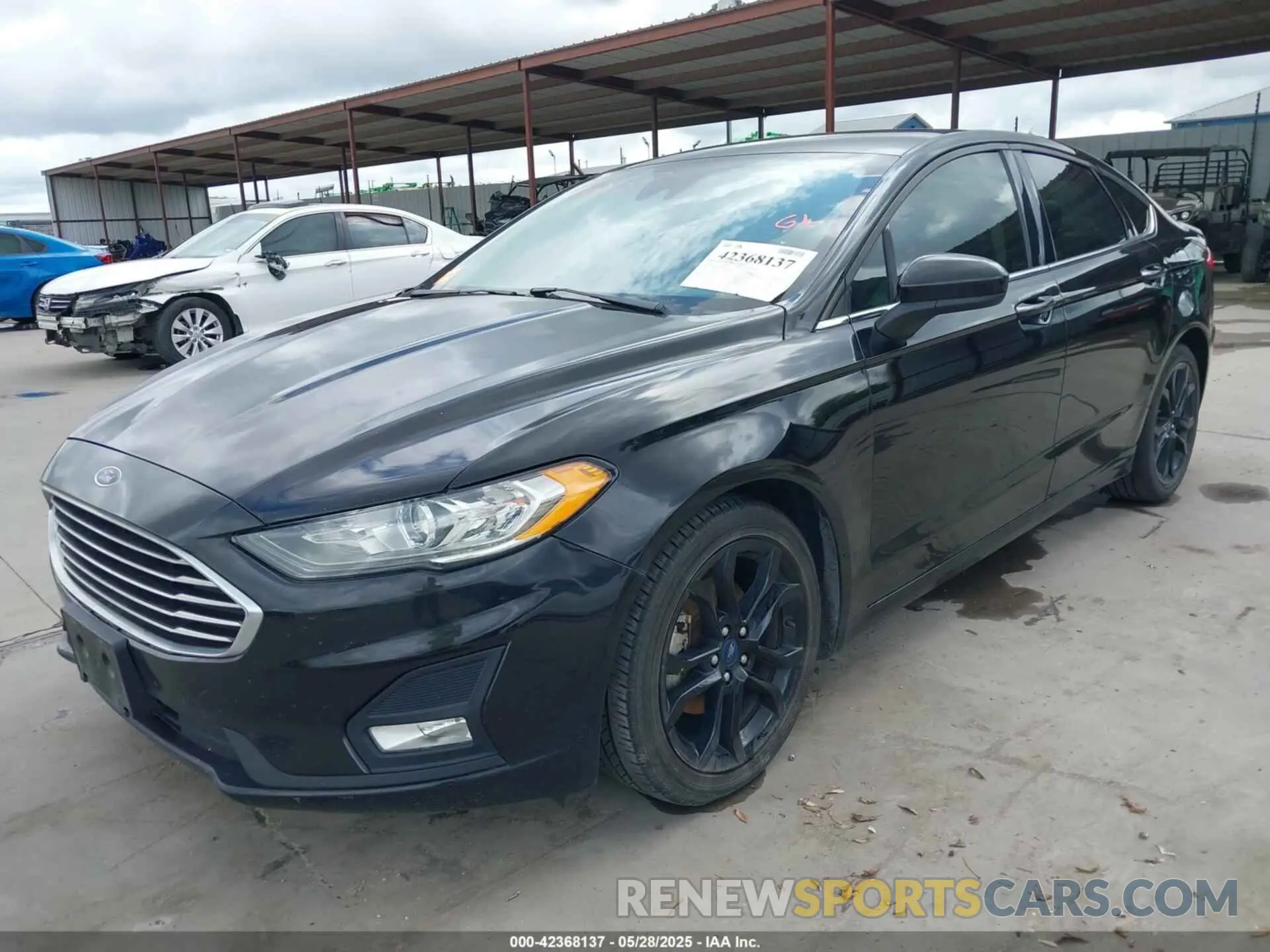2 Фотография поврежденного автомобиля 3FA6P0HDXLR169191 FORD FUSION 2020