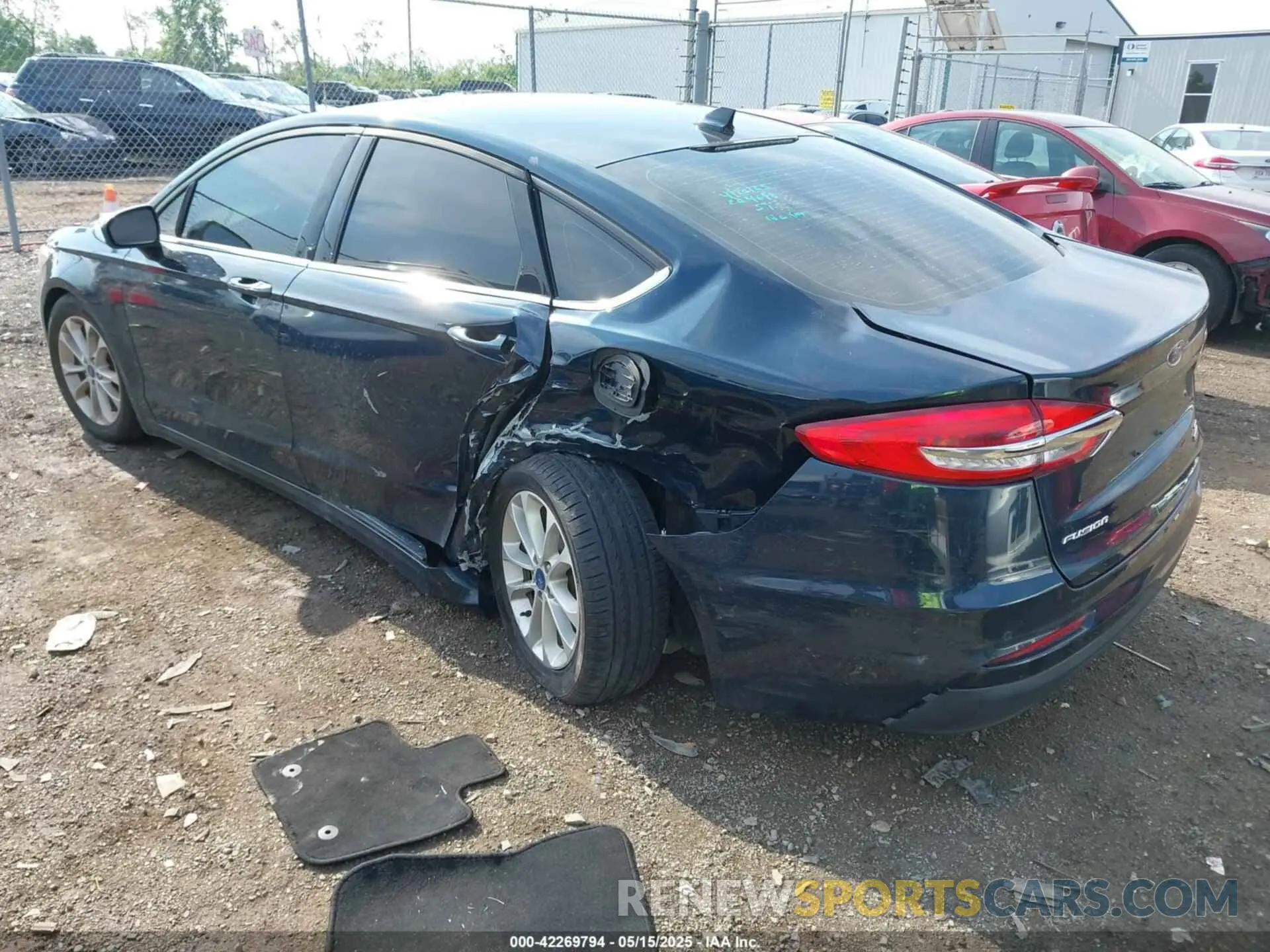 3 Photograph of a damaged car 3FA6P0HDXLR224898 FORD FUSION 2020