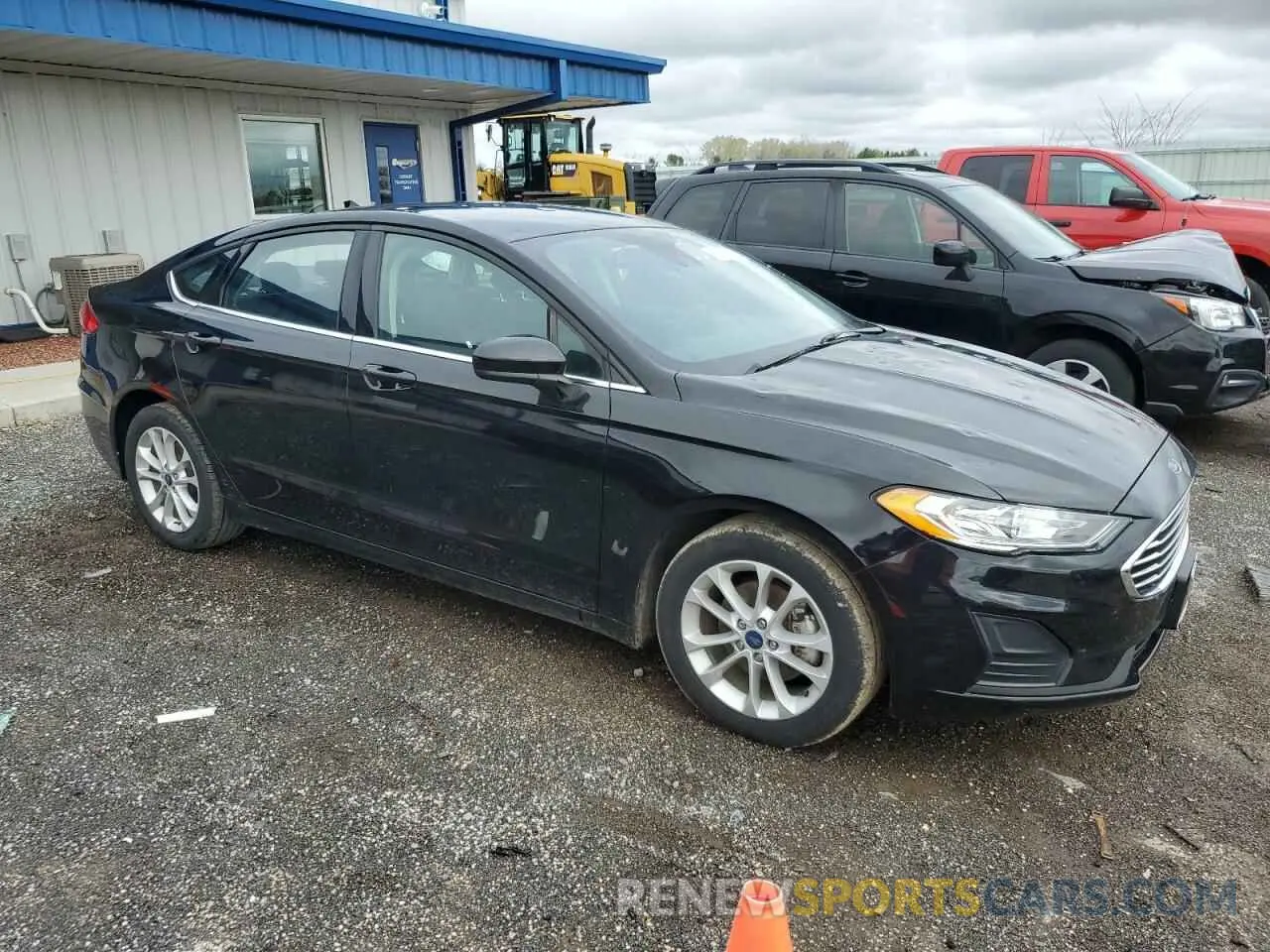 4 Photograph of a damaged car 3FA6P0HDXLR234010 FORD FUSION 2020