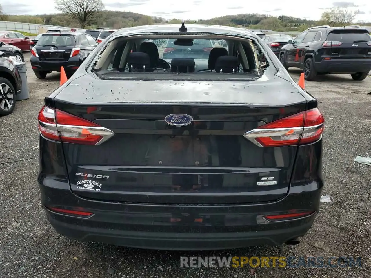6 Photograph of a damaged car 3FA6P0HDXLR234010 FORD FUSION 2020