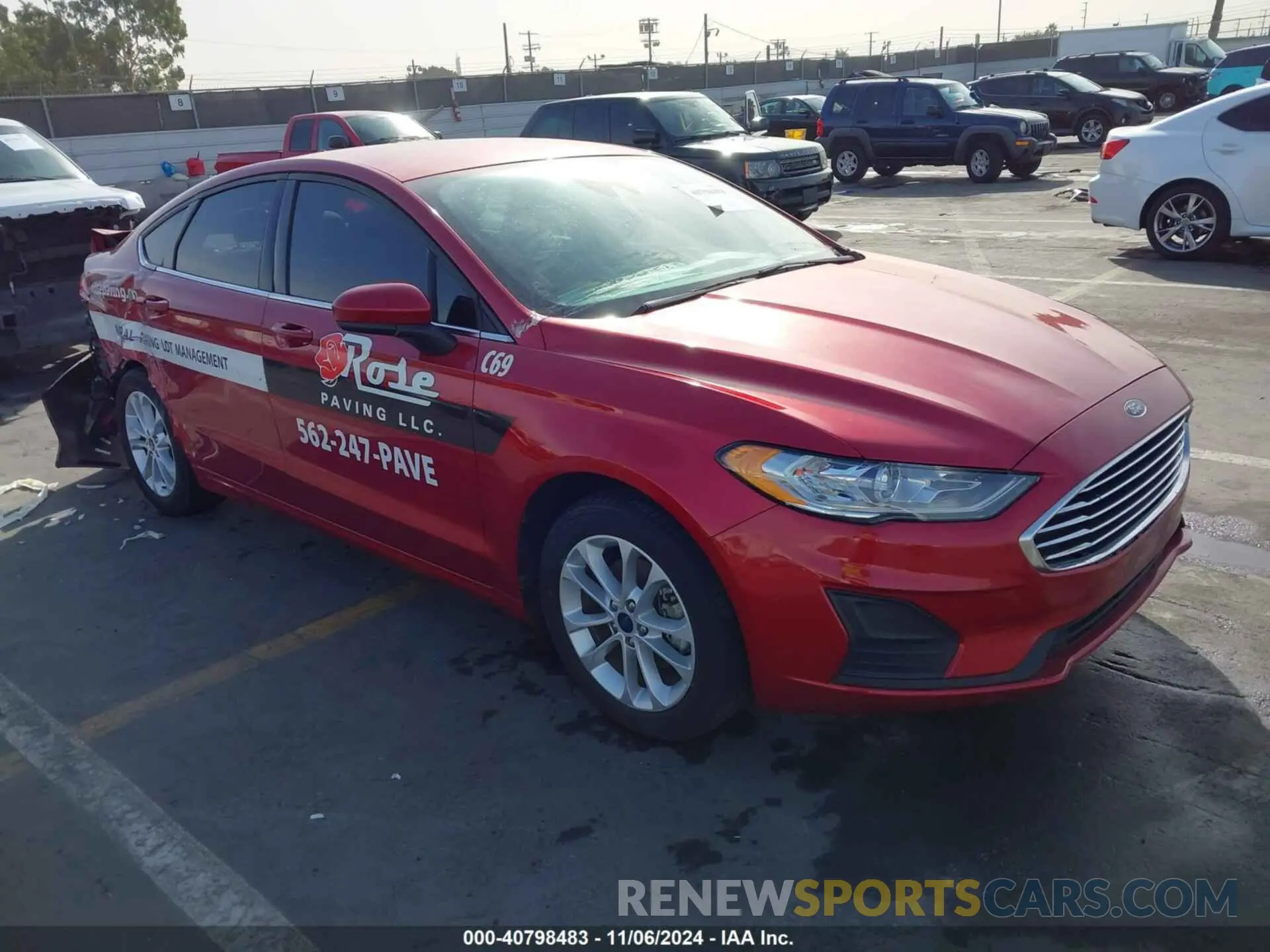 1 Фотография поврежденного автомобиля 3FA6P0HDXLR265452 FORD FUSION 2020