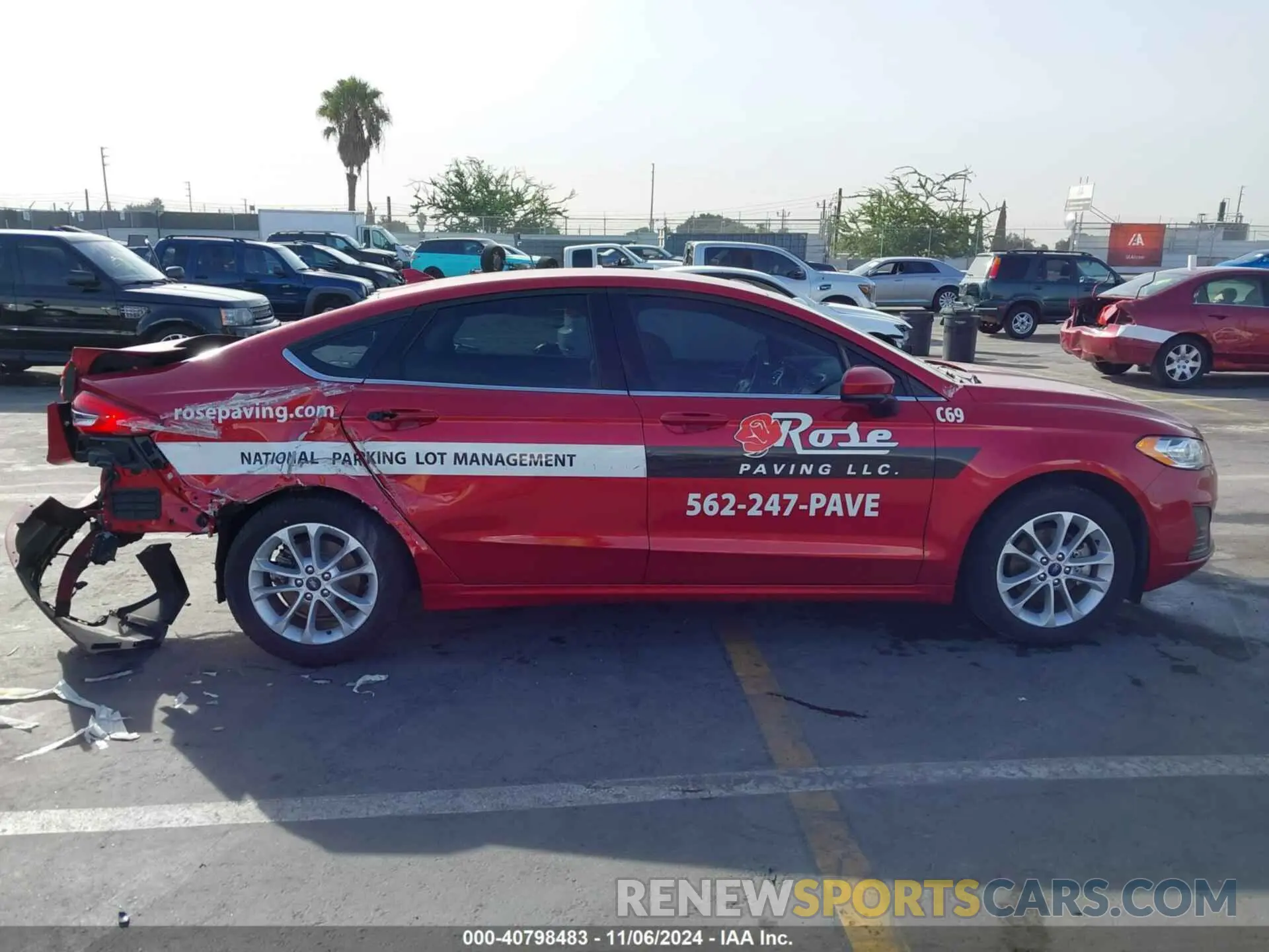 14 Фотография поврежденного автомобиля 3FA6P0HDXLR265452 FORD FUSION 2020