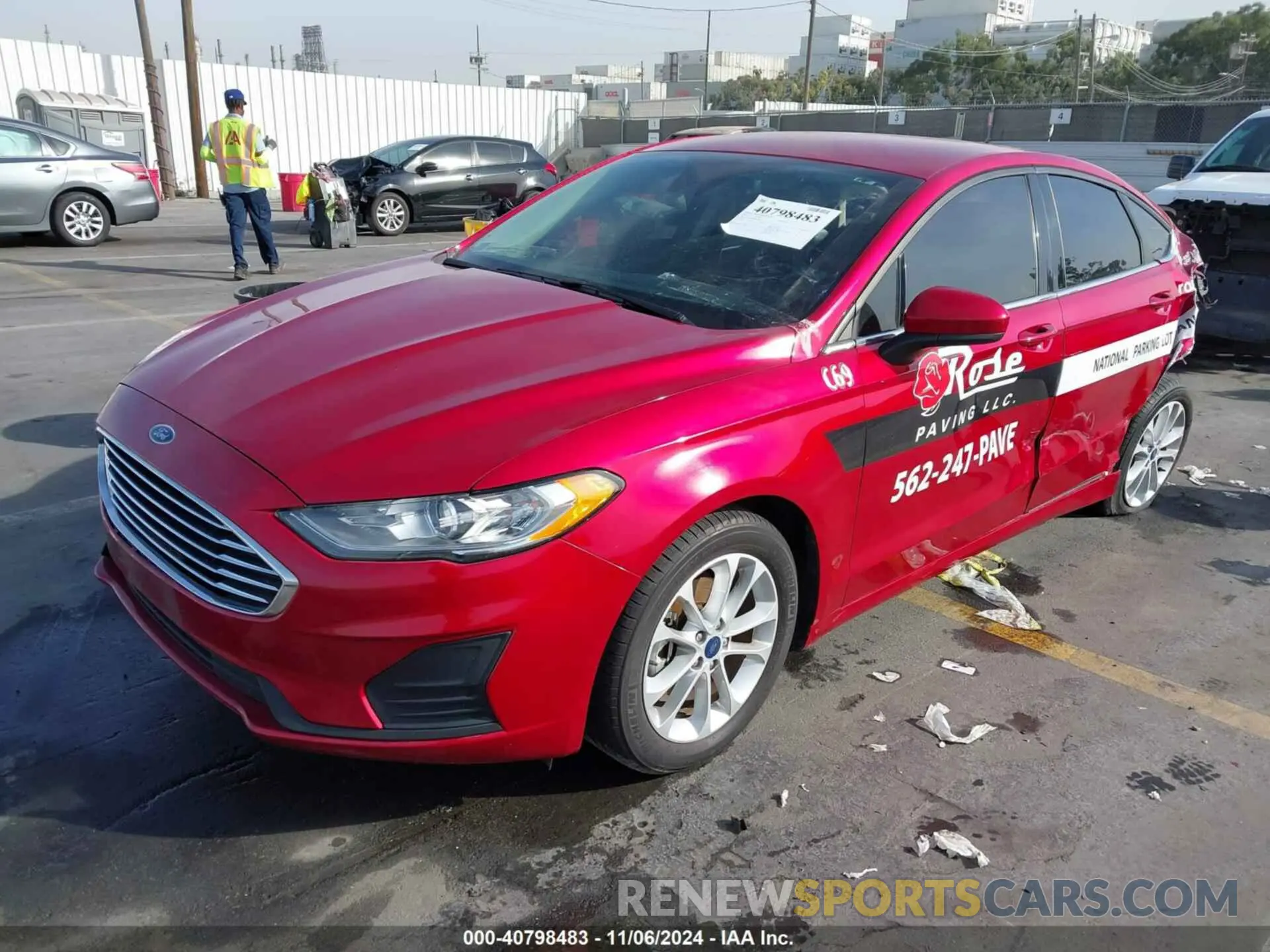 2 Фотография поврежденного автомобиля 3FA6P0HDXLR265452 FORD FUSION 2020