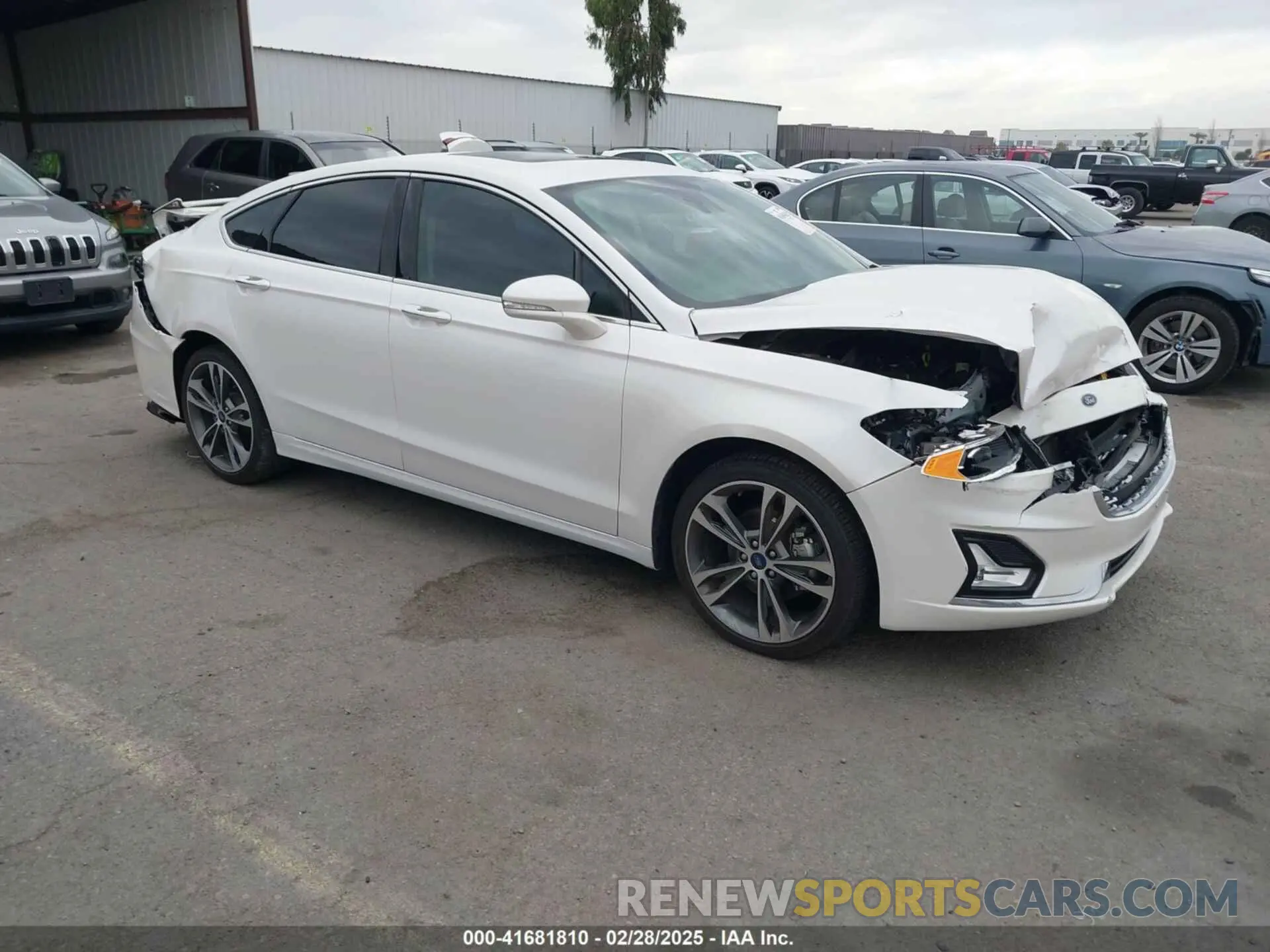 1 Photograph of a damaged car 3FA6P0K92LR103416 FORD FUSION 2020