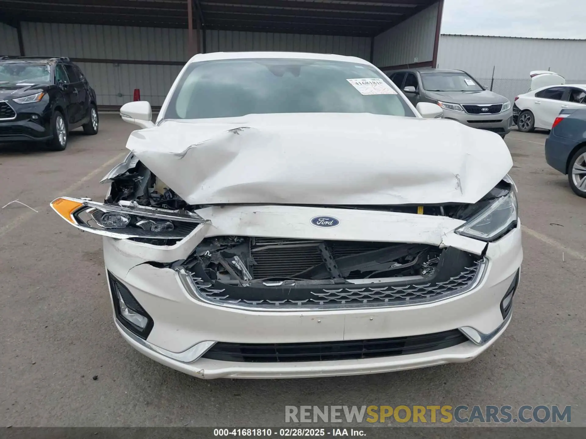 6 Photograph of a damaged car 3FA6P0K92LR103416 FORD FUSION 2020