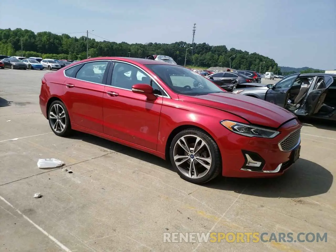 4 Photograph of a damaged car 3FA6P0K92LR164040 FORD FUSION 2020