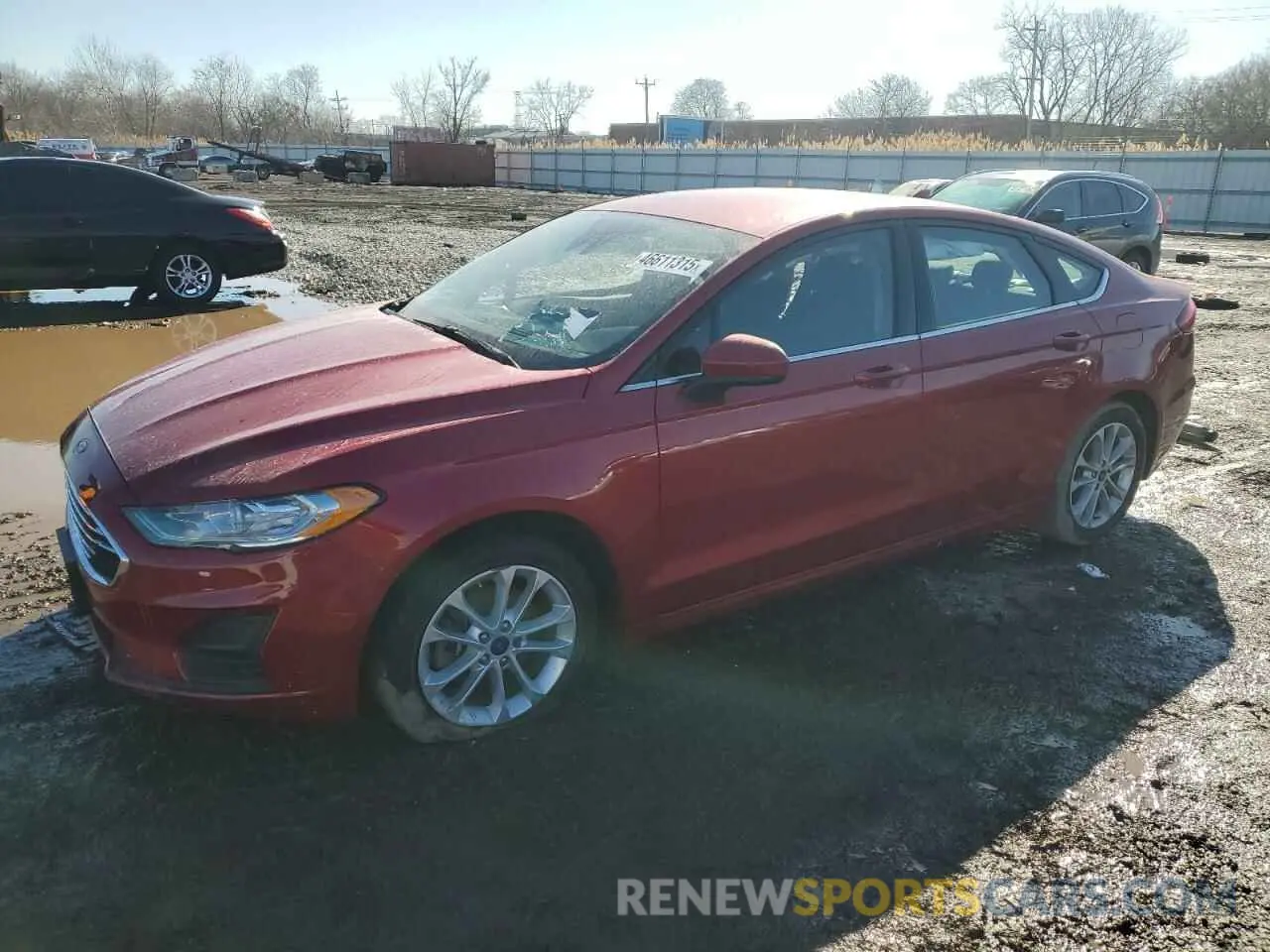 1 Photograph of a damaged car 3FA6P0LU9LR246494 FORD FUSION 2020