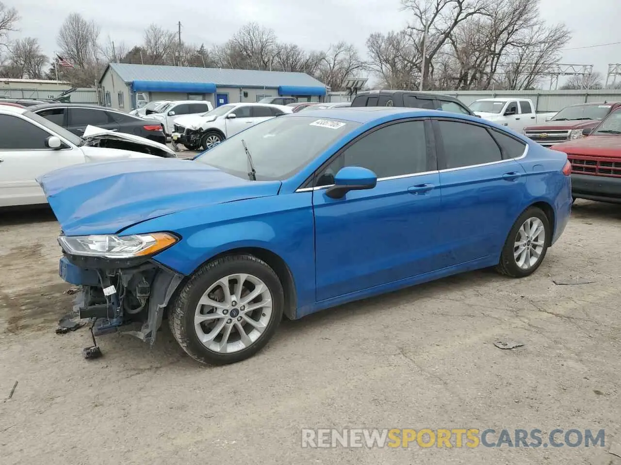 1 Фотография поврежденного автомобиля 3FA6P0LUXLR170087 FORD FUSION 2020