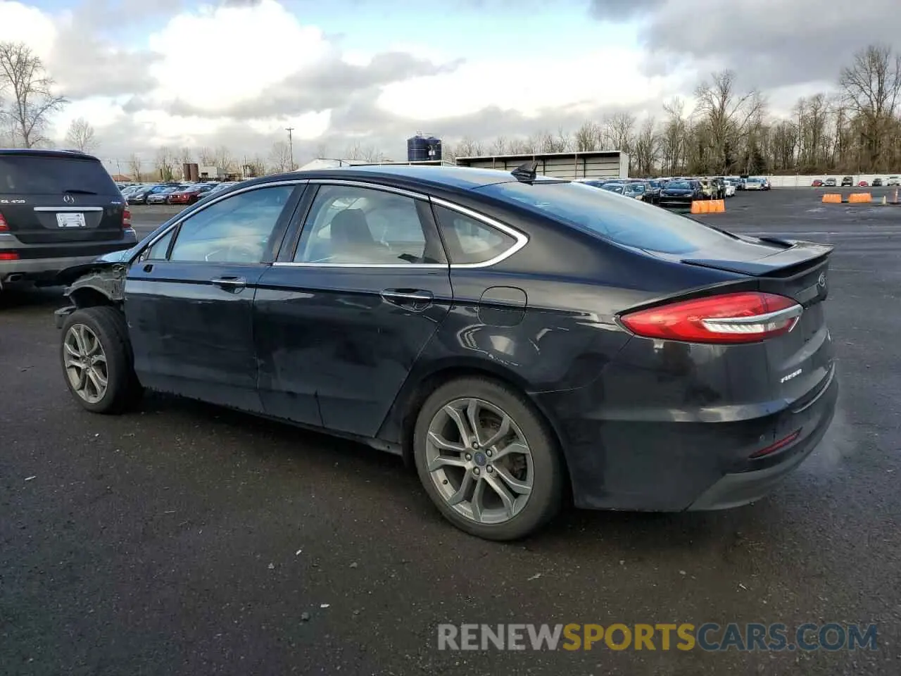 2 Фотография поврежденного автомобиля 3FA6P0RU3LR157270 FORD FUSION 2020