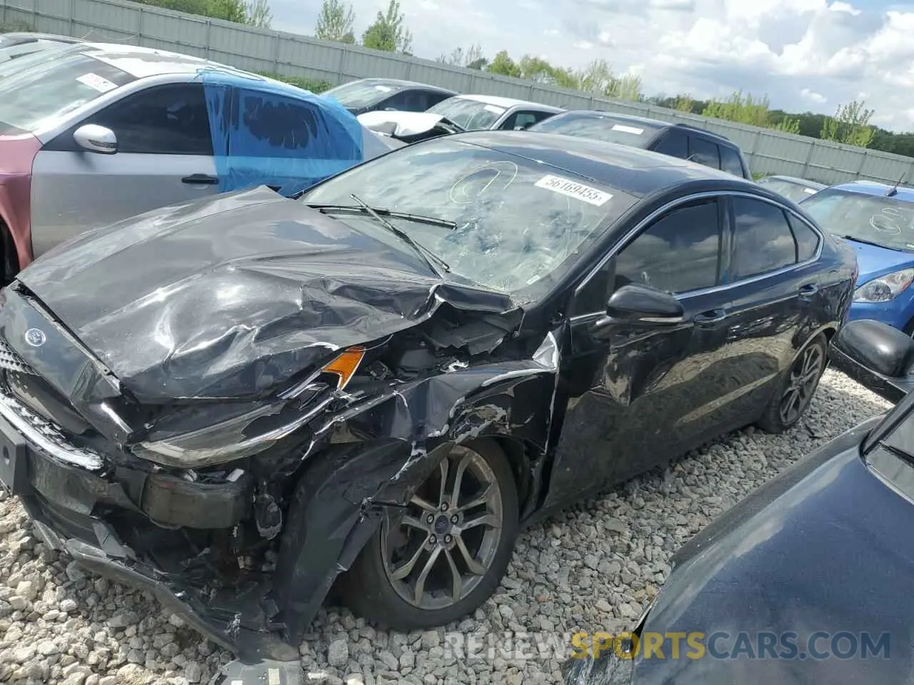 1 Photograph of a damaged car 3FA6P0RU9LR157094 FORD FUSION 2020
