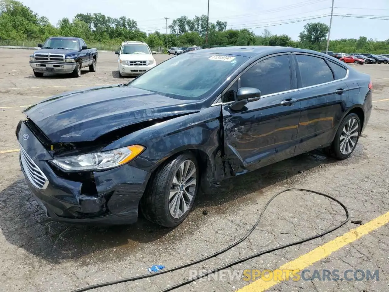 1 Photograph of a damaged car 3FA6P0T92LR147138 FORD FUSION 2020