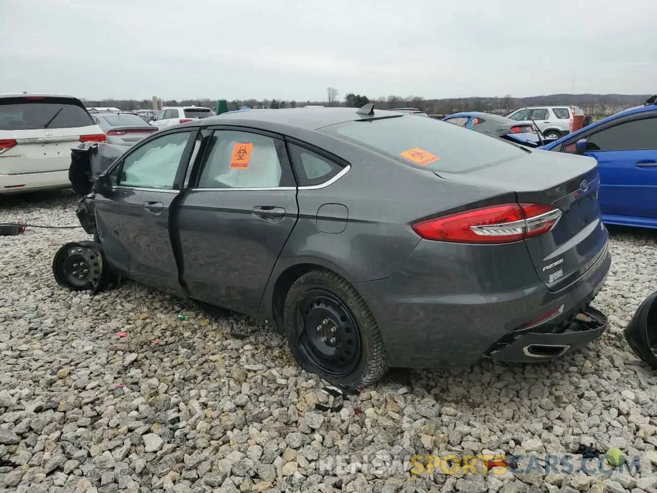 2 Photograph of a damaged car 3FA6P0T92LR257901 FORD FUSION 2020
