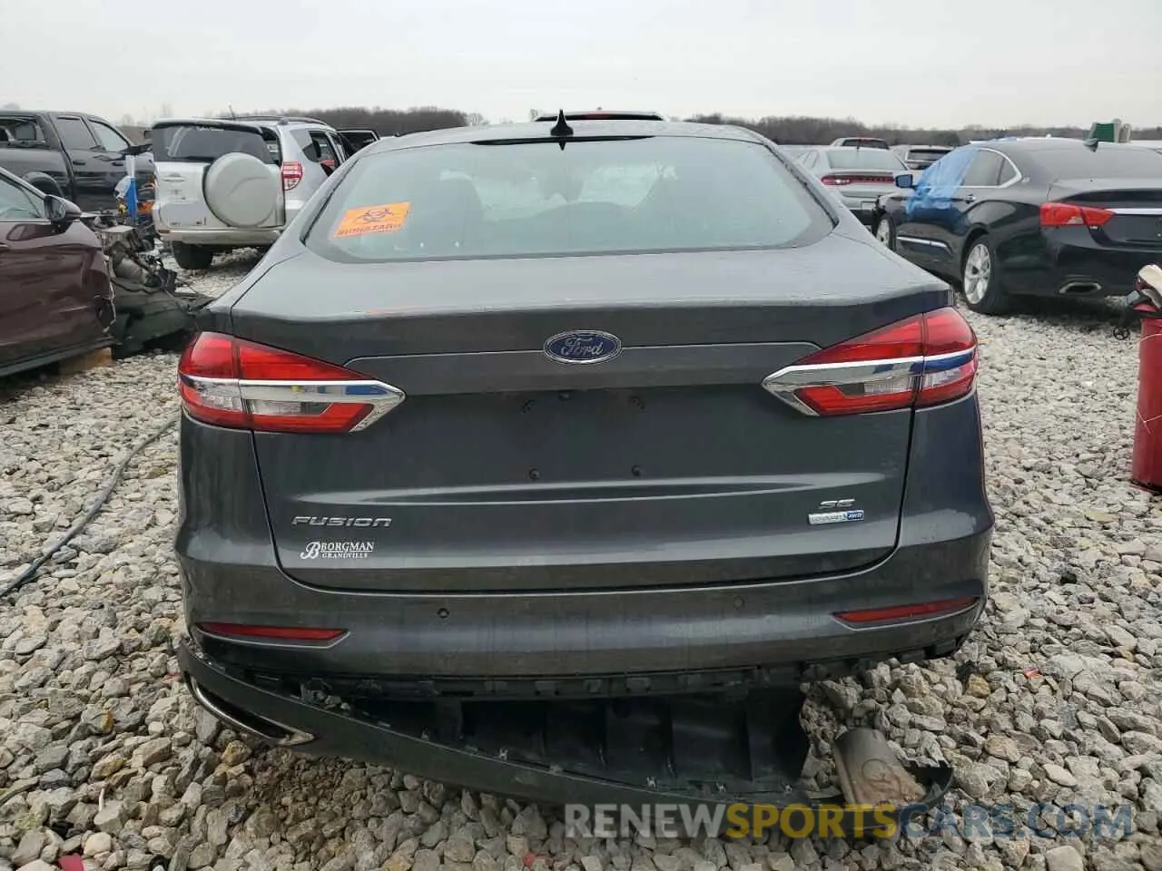 6 Photograph of a damaged car 3FA6P0T92LR257901 FORD FUSION 2020