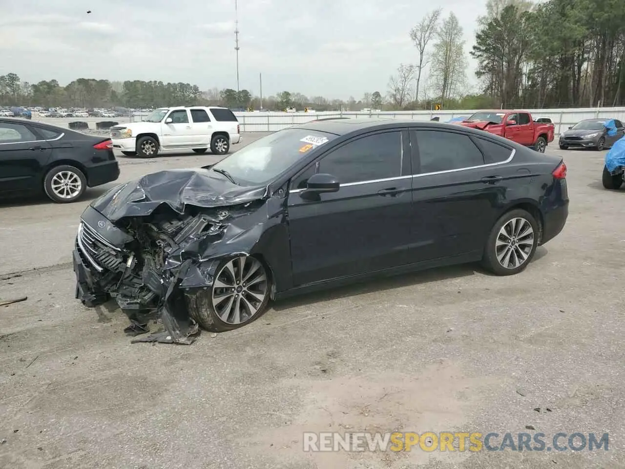 1 Фотография поврежденного автомобиля 3FA6P0T94LR190475 FORD FUSION 2020