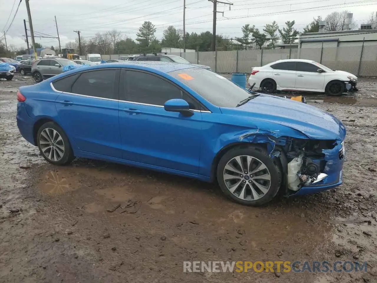 4 Photograph of a damaged car 3FA6P0T98LR190270 FORD FUSION 2020