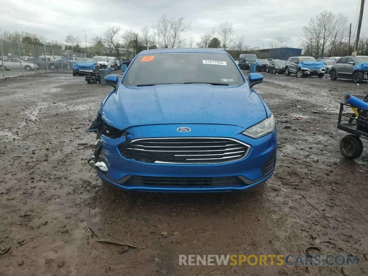 5 Photograph of a damaged car 3FA6P0T98LR190270 FORD FUSION 2020