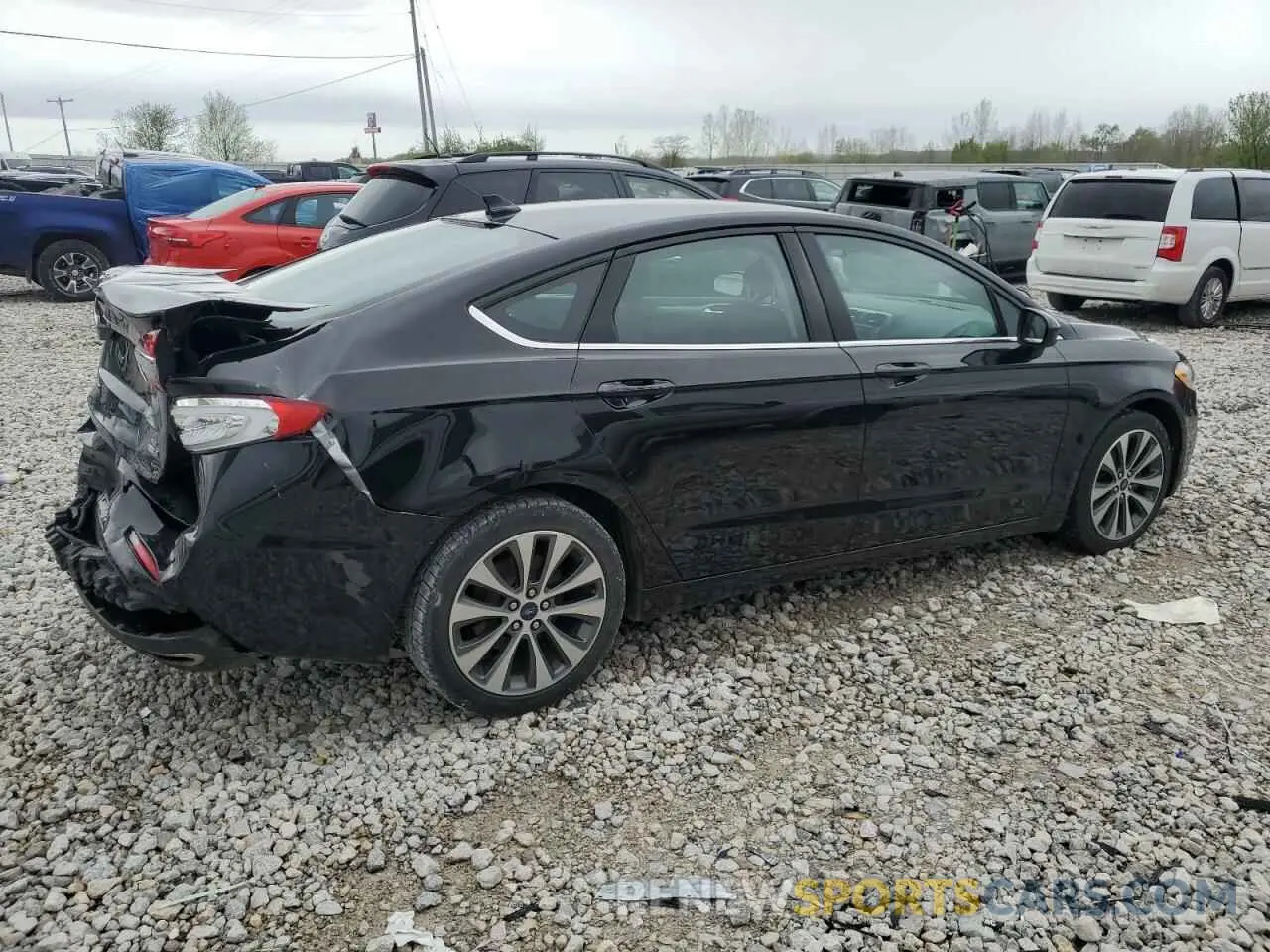 3 Photograph of a damaged car 3FA6P0T99LR110796 FORD FUSION 2020