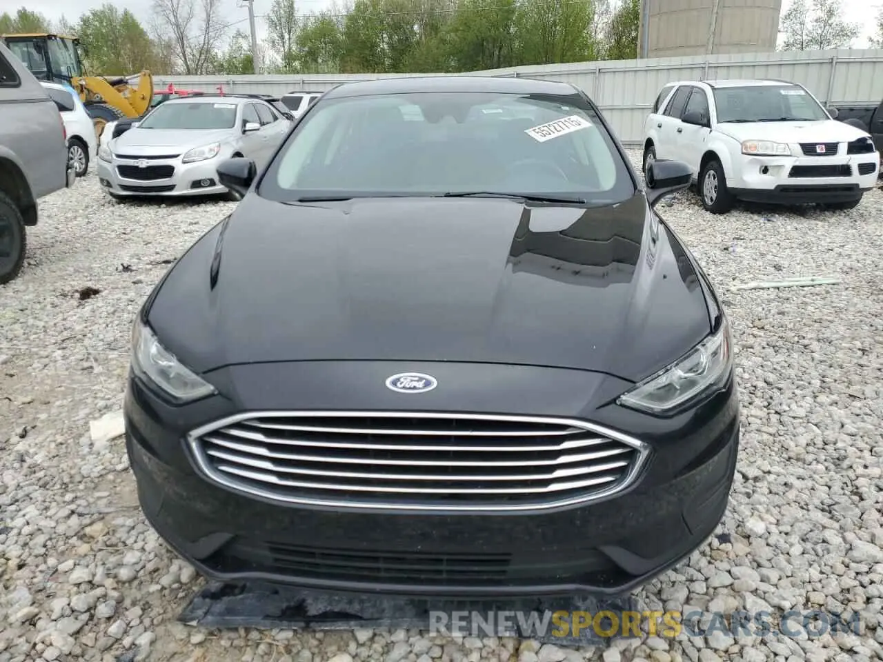 5 Photograph of a damaged car 3FA6P0T99LR110796 FORD FUSION 2020