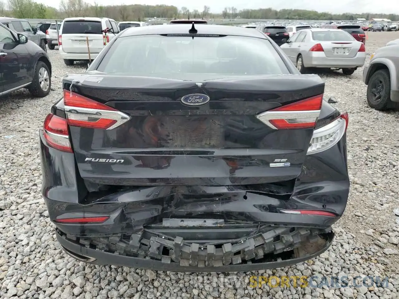 6 Photograph of a damaged car 3FA6P0T99LR110796 FORD FUSION 2020