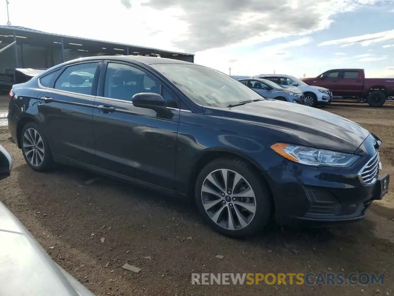 4 Photograph of a damaged car 3FA6P0T9XLR236729 FORD FUSION 2020