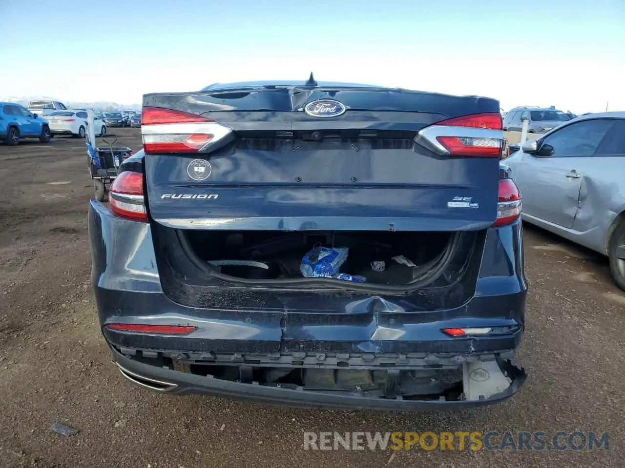 6 Photograph of a damaged car 3FA6P0T9XLR236729 FORD FUSION 2020