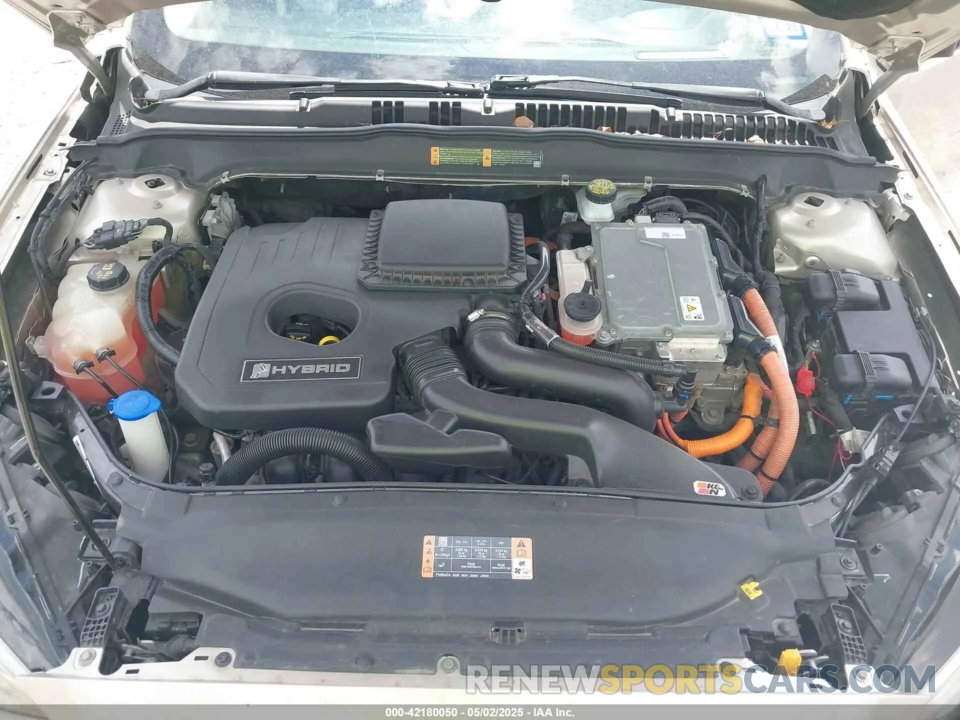 10 Photograph of a damaged car 3FA6P0LU0KR155046 FORD FUSION HYBRID 2019