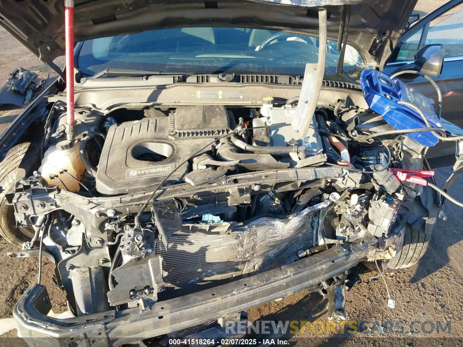 10 Фотография поврежденного автомобиля 3FA6P0LU0KR162935 FORD FUSION HYBRID 2019