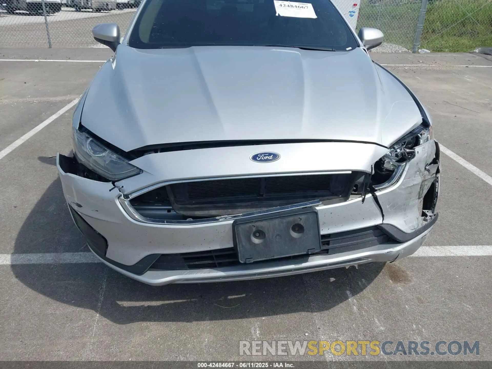 6 Photograph of a damaged car 3FA6P0LU0KR257687 FORD FUSION HYBRID 2019