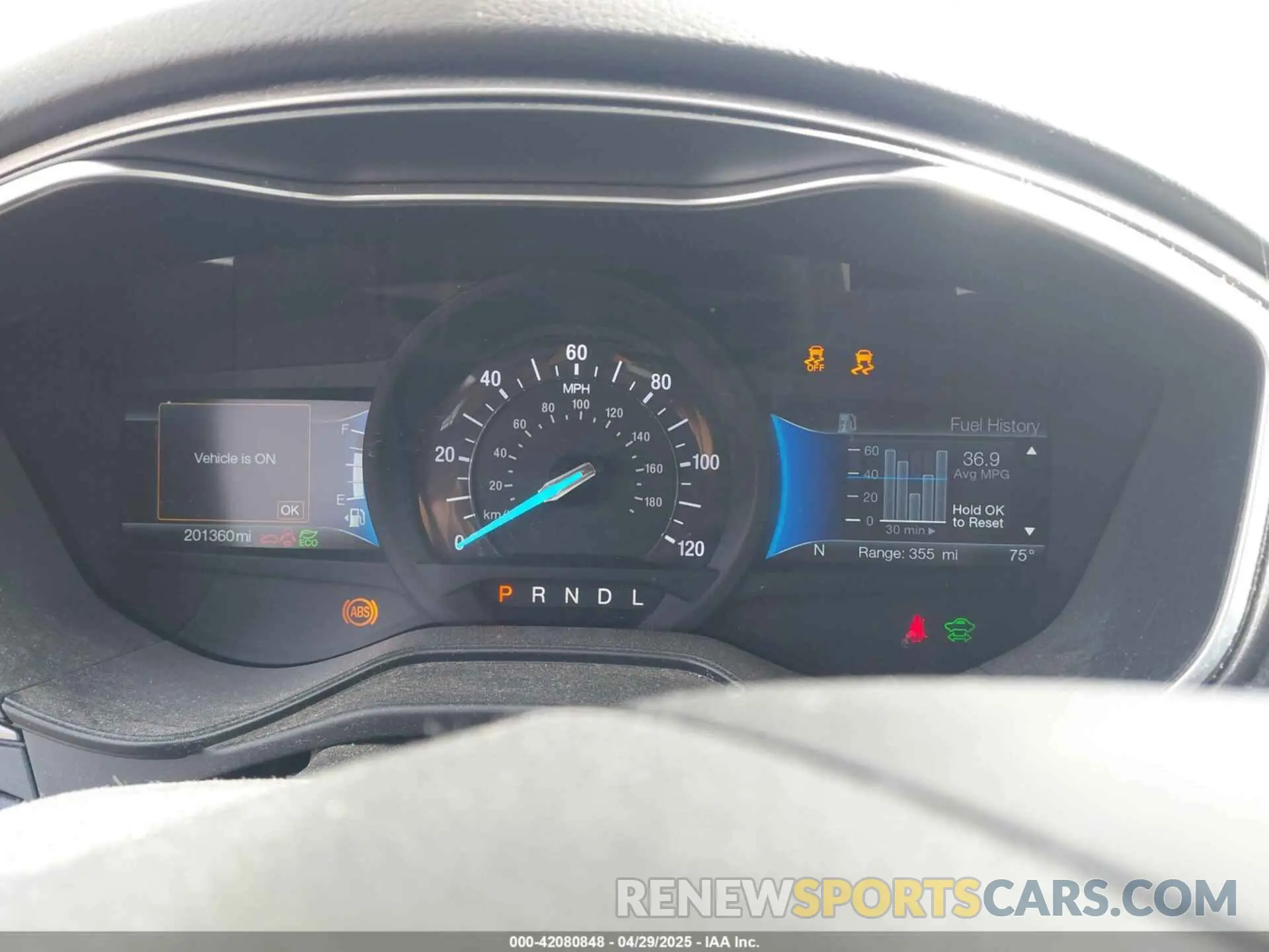 7 Photograph of a damaged car 3FA6P0LU1KR108172 FORD FUSION HYBRID 2019
