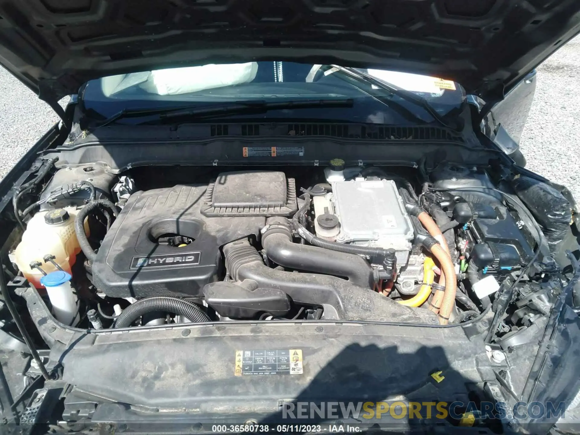 10 Фотография поврежденного автомобиля 3FA6P0LU1KR120208 FORD FUSION HYBRID 2019