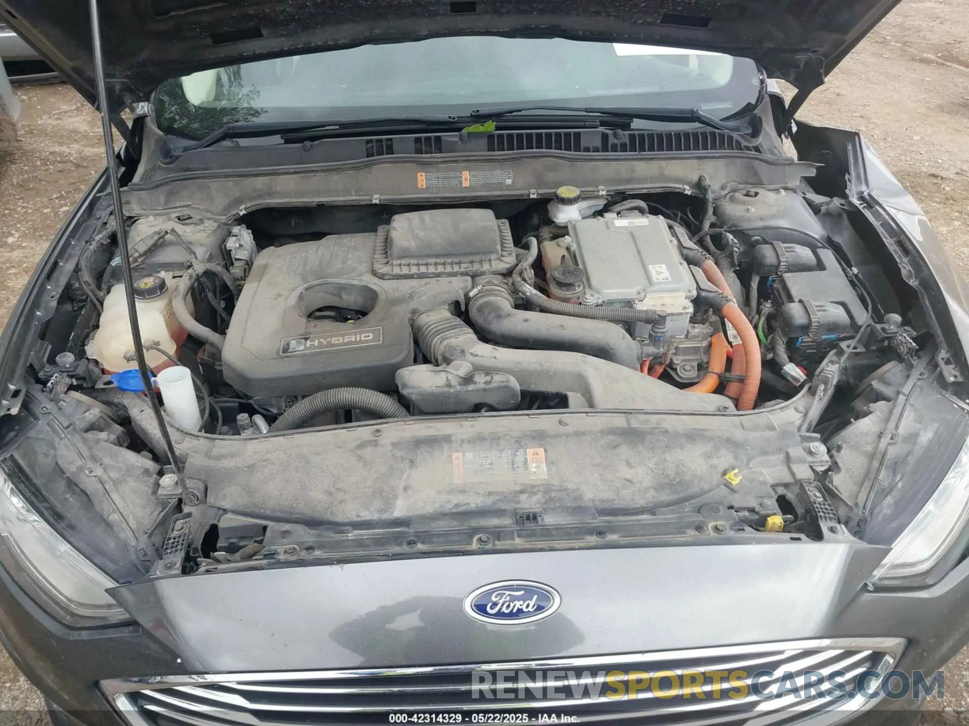 10 Photograph of a damaged car 3FA6P0LU1KR154794 FORD FUSION HYBRID 2019