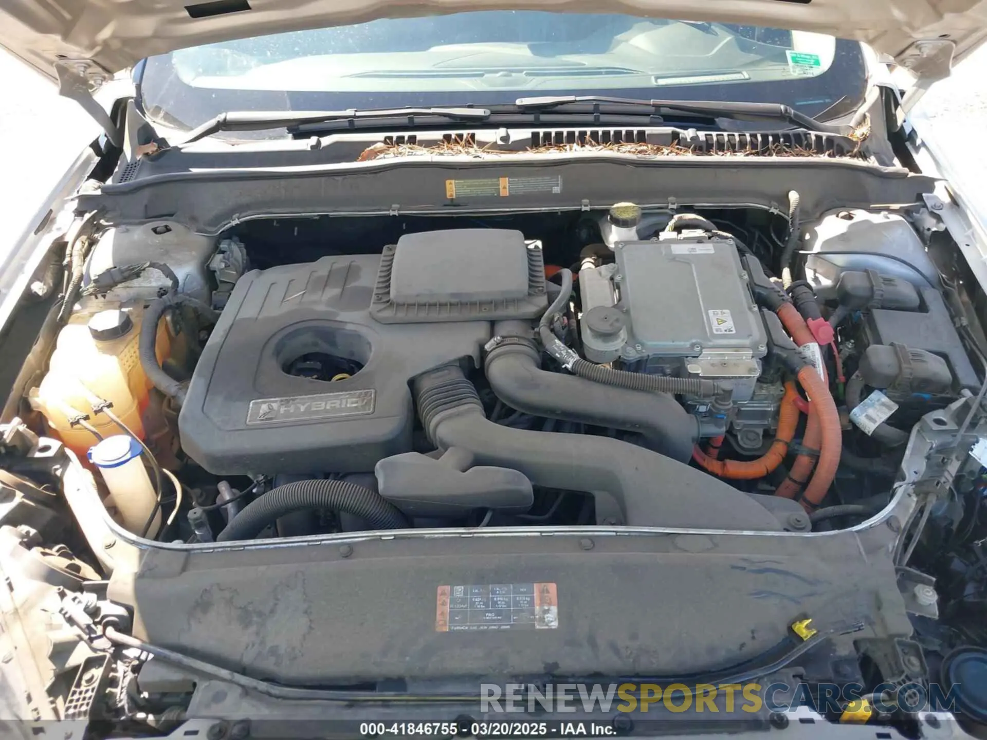 10 Photograph of a damaged car 3FA6P0LU2KR188503 FORD FUSION HYBRID 2019