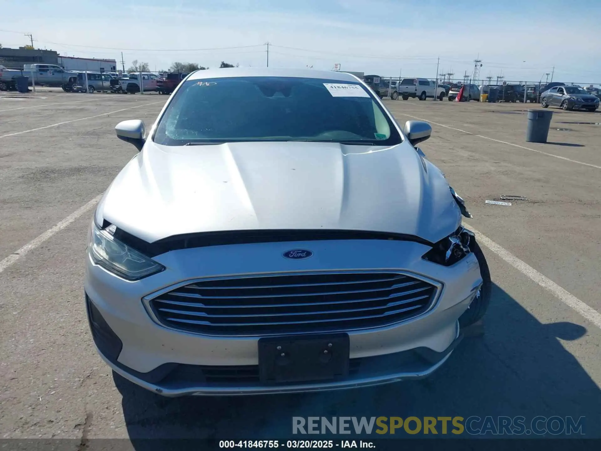 12 Photograph of a damaged car 3FA6P0LU2KR188503 FORD FUSION HYBRID 2019