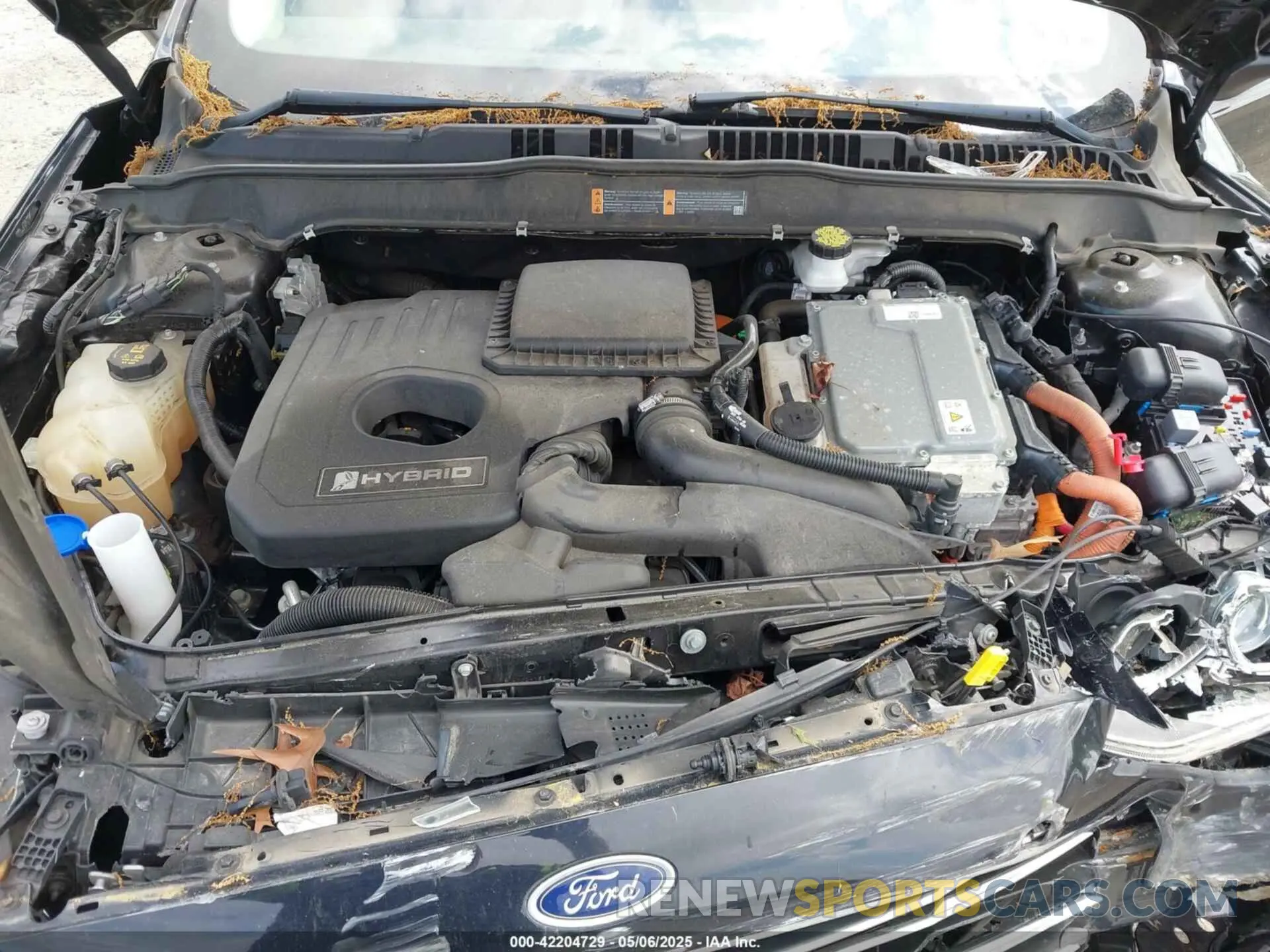 10 Фотография поврежденного автомобиля 3FA6P0LU3KR117794 FORD FUSION HYBRID 2019