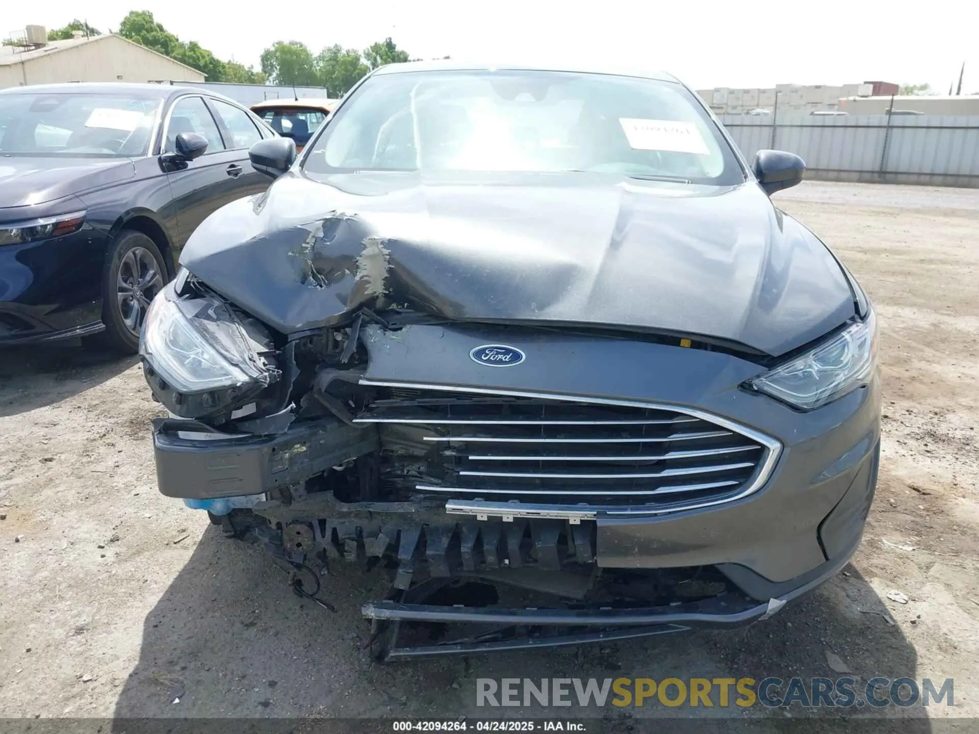 12 Photograph of a damaged car 3FA6P0LU3KR174108 FORD FUSION HYBRID 2019