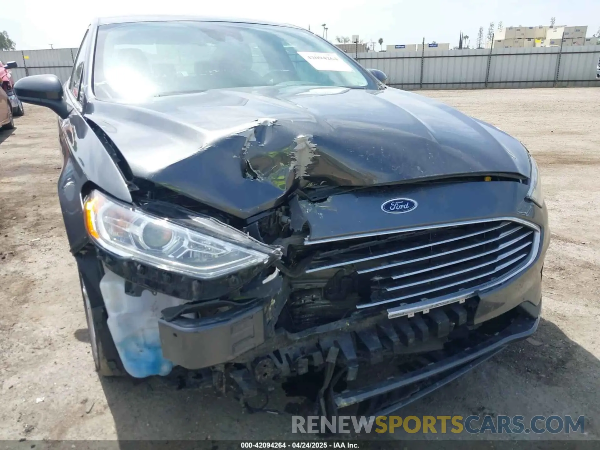 6 Photograph of a damaged car 3FA6P0LU3KR174108 FORD FUSION HYBRID 2019