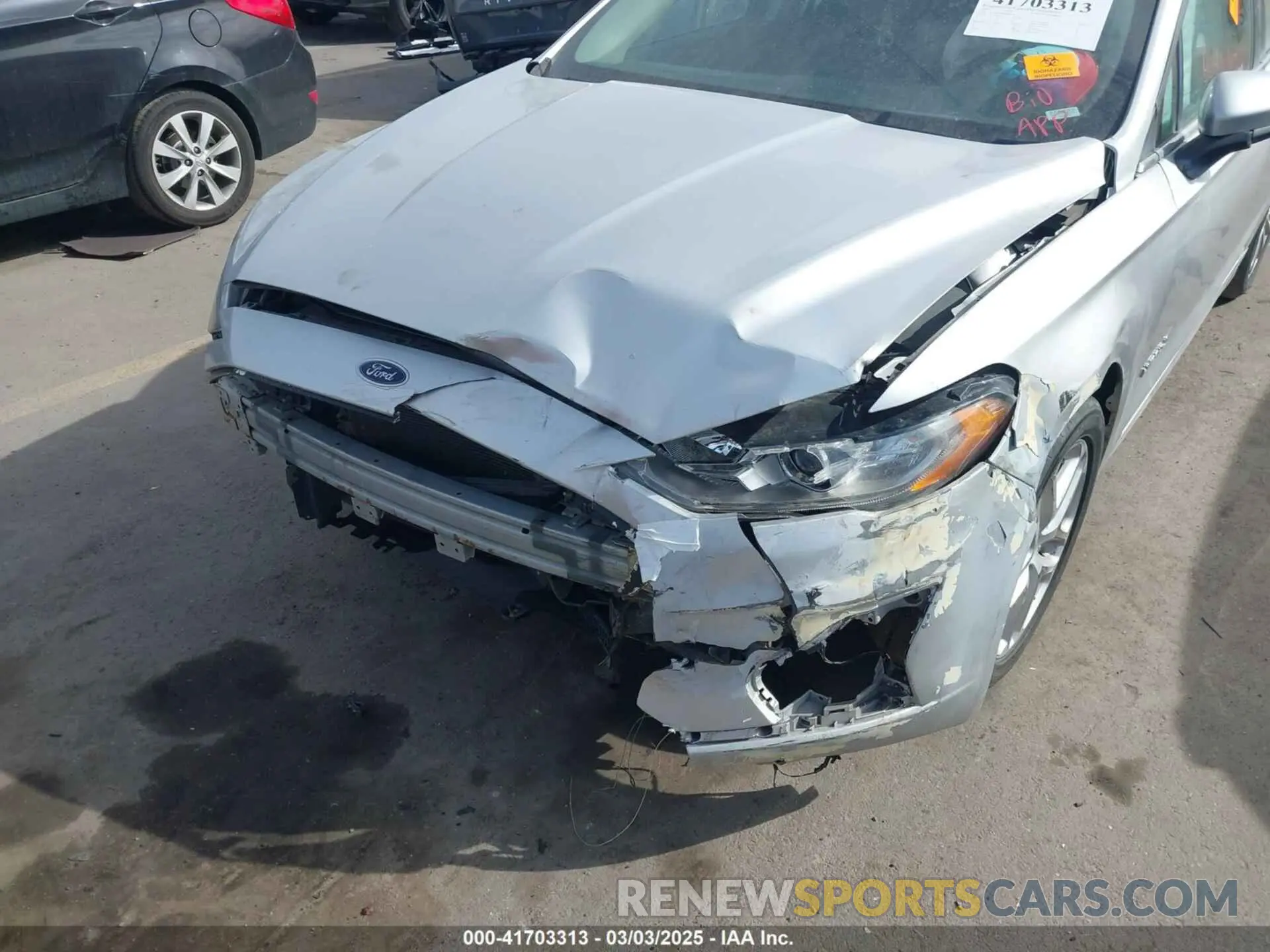 6 Фотография поврежденного автомобиля 3FA6P0LU5KR140266 FORD FUSION HYBRID 2019
